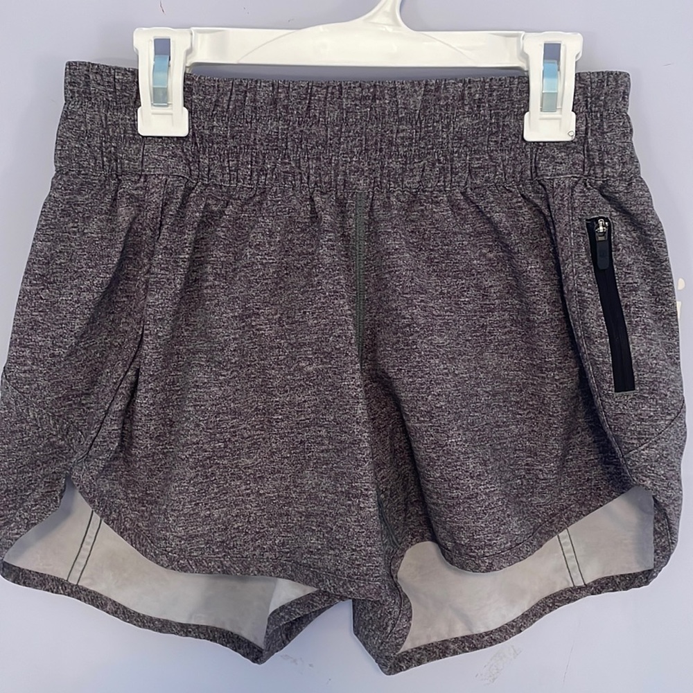 Dark Grey Lululemon running Shorts Size 6